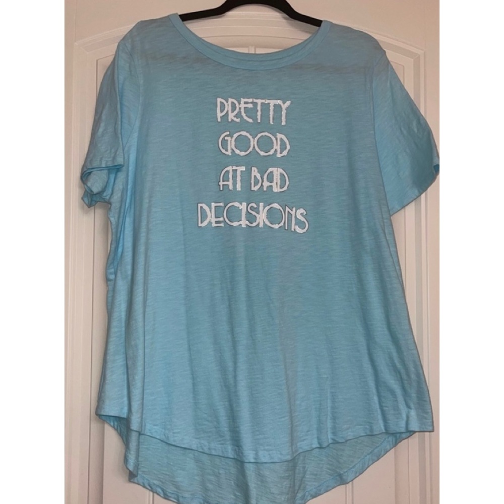 Lane Bryant hi/lo shirt.